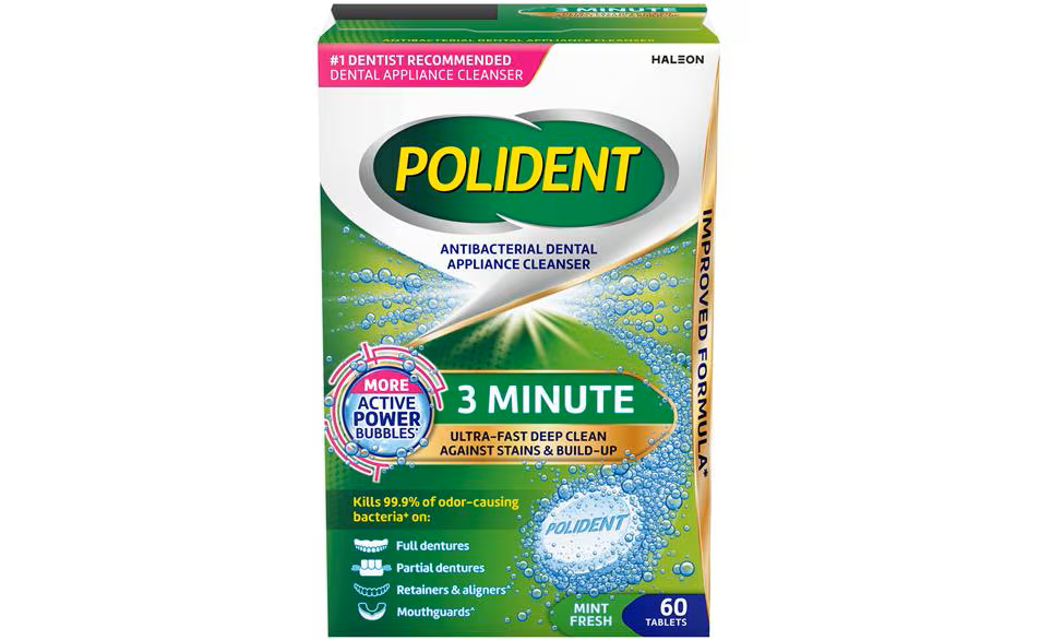 POLIDENT DENTURE CLEANER (60/BX)