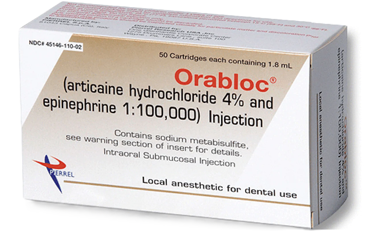 ORABLOC 1:100 1.8ML GOLD (50/BX)