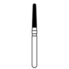 CROSSTECH Multi-Use Dental Diamond Bur – 856L/016F Round End Taper, Fine Grit – 5 Burs By QUALITÉ