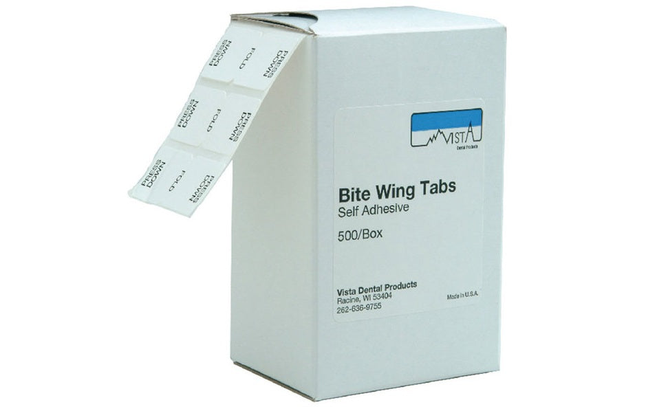 BITE WING TABS STICK-ON (500/PK)