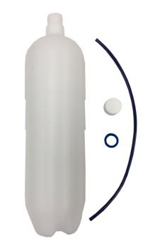 WATER BOTTLE W/CAP & TUBE 2 LITER