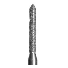 Single-Patient Dental Diamond Burs 885/012C - Coarse Grit, Beveled Cylinder, Sterilized (25-Pack)